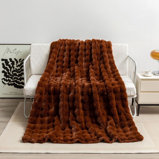 Tuscan Bubble rabbit blanket Flannel Four Season siesta sofa blanket coral velvet casual air conditioning blanket Tuscan Bubble rabbit blanket Flannel Four Season siesta sofa blanket coral velvet casual air conditioning blanket