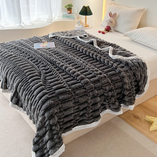Single bamboo fleece blanket flannel summer casual sofa blanket office nap air conditioning blanket cross border Single bamboo fleece blanket flannel summer casual sofa blanket office nap air conditioning blanket cross border