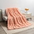 Cross-border bubble imitation rabbit blanket four seasons flannel nap leisure sofa blanket office air conditioning cover blanket