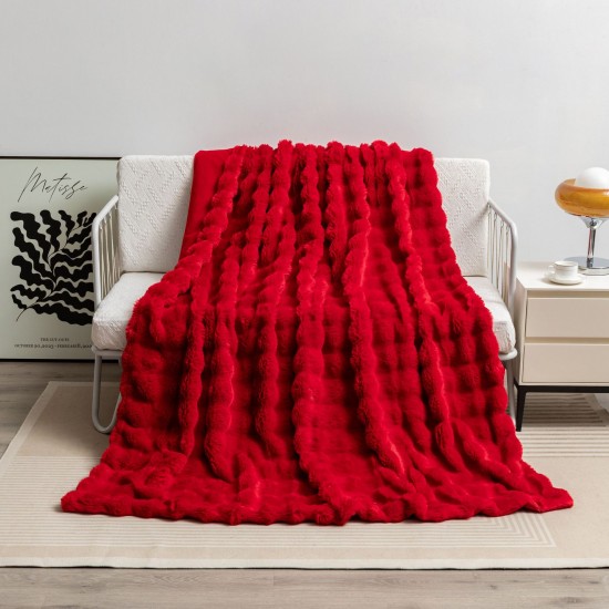 Tuscan Bubble rabbit blanket Flannel Four Season siesta sofa blanket coral velvet casual air conditioning blanket Tuscan Bubble rabbit blanket Flannel Four Season siesta sofa blanket coral velvet casual air conditioning blanket